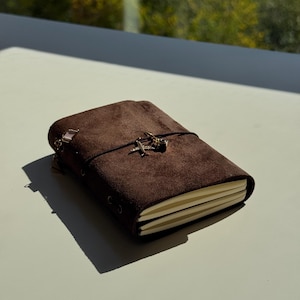 A6 Louise Carmen Style Leather Notebook