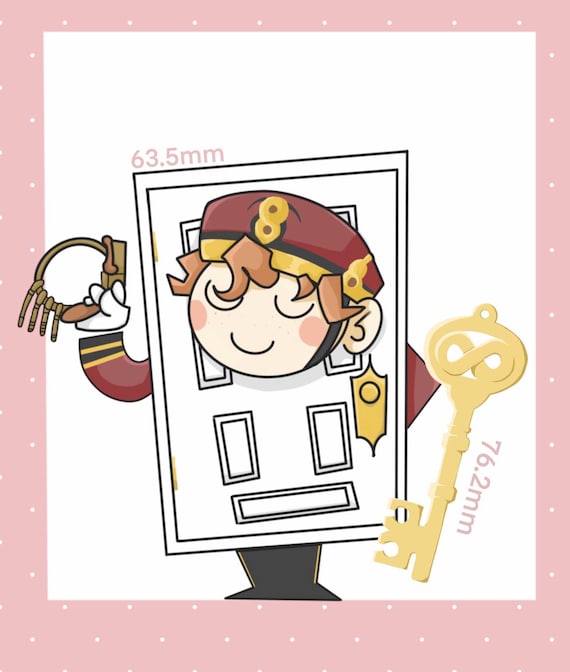 Deadlock the Doorman and Key Sticker - Etsy