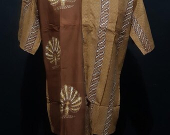 Moderne Baumwolle Batik Shirts