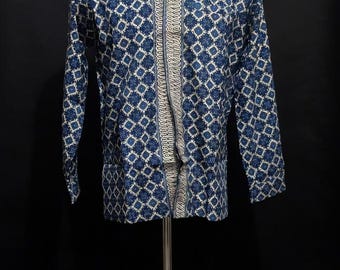 Modernes Loop Muster Baumwolle Batik Shirts