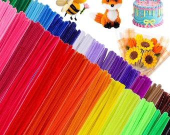 Caydo 324 PCS Pipe Cleaners Set, 27 Colors Chenille Stems for DIY Crafts, Kids