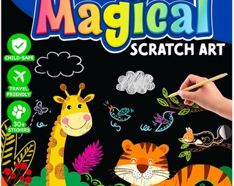 Skillmatics Scratch Art Book for Kids