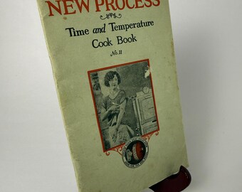 Antique New Process Time and Temperature Cook Book No. 11 |