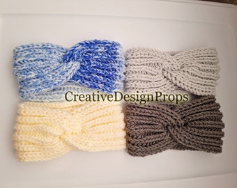 Knit Twisted Headband CrissCross Ear Warmer Winter Spring Fall Headwrap Turban Chunky Headband Ski Headband Hair Care Bandana