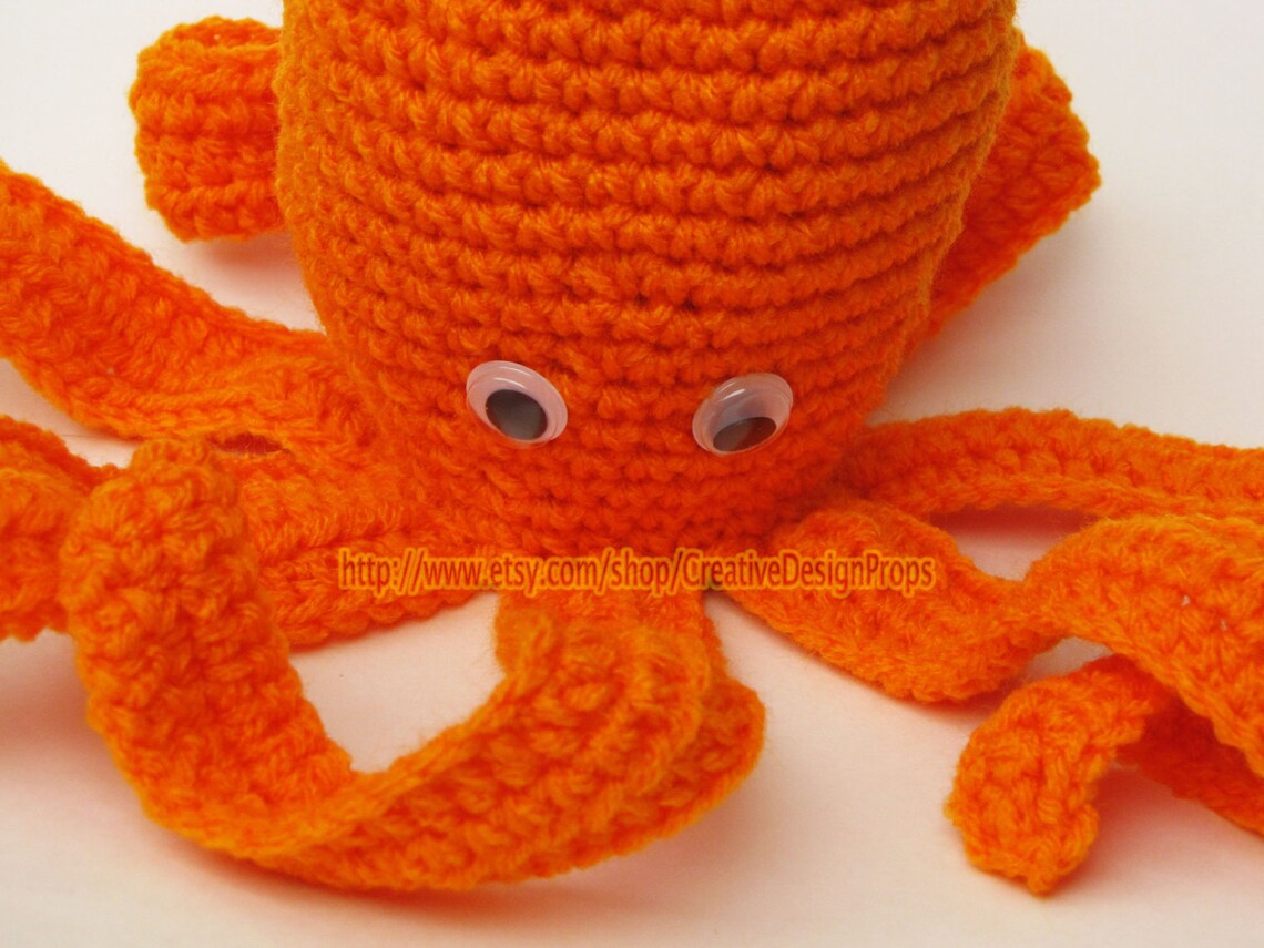 Ollie The Octopus Crochet Toy Crib Bedding Nursey Decor Etsy