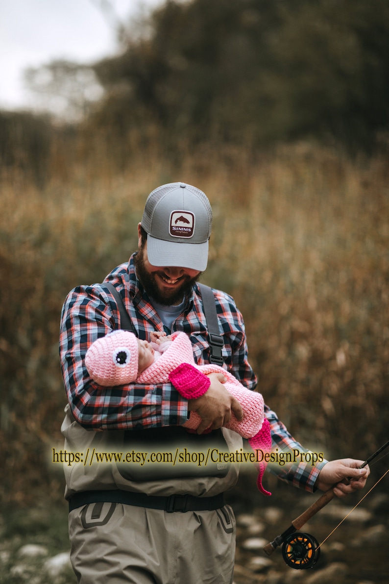 Crochet Trout Bass Fish Costume for Baby Cocoon and Headband Etsy