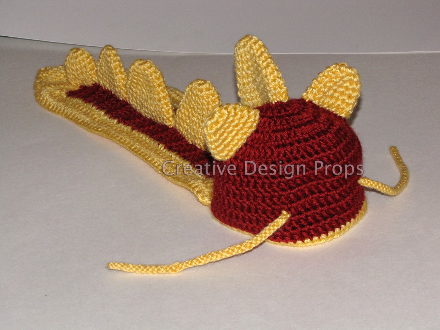 Chinese Dragon Costume dino Hat and Back Cover Set With Fluffy Eyes Photo  Prop for Newborn Baby -  Canada