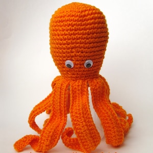 Ollie, The Octopus - Crochet Newborn Toy Crib Bedding Nursery Decor Stuffed Baby Animal Plushie Baby Shower Gift Photo Prop