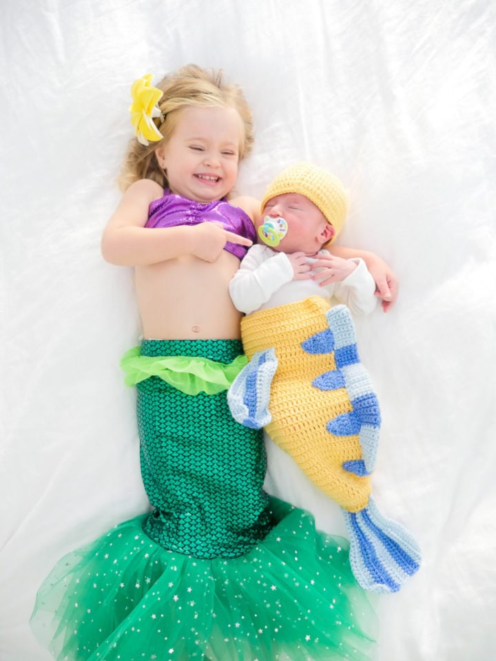 Flounder Baby Costume 