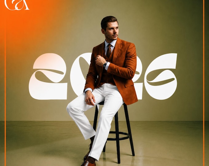 Men’s Suit Custom Tailored Formal Wear