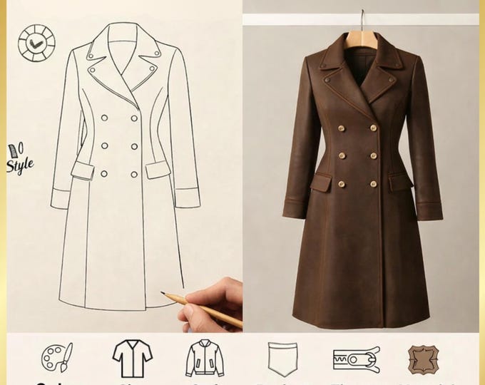 Custom Handmade Jackets and Coats Your Design, We Make It, Made to Order