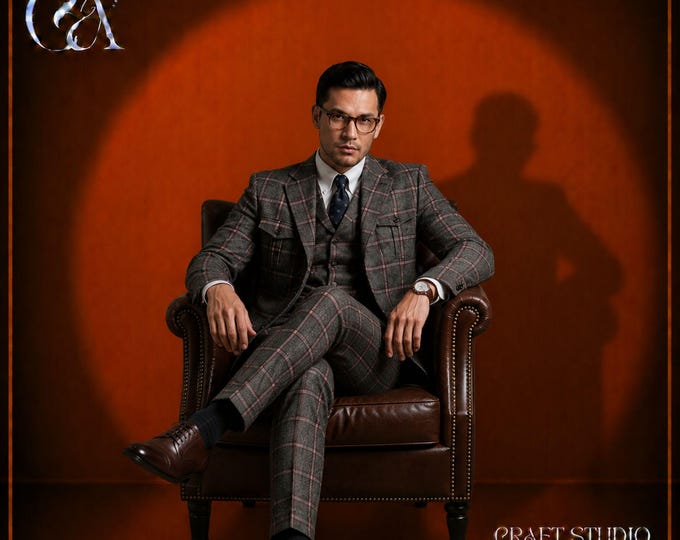 Men’s Tweed 3 Piece Suit