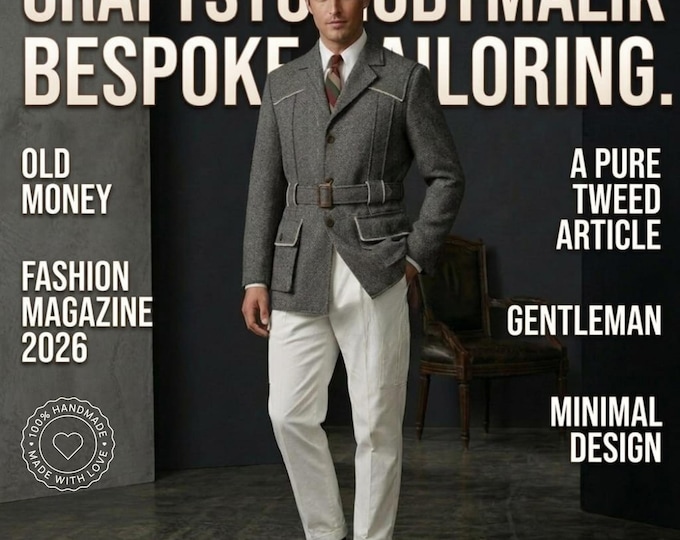 Mens Tweed Norfolk Jacket