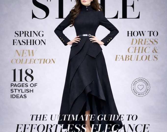 Women Wool Coat Style Gown