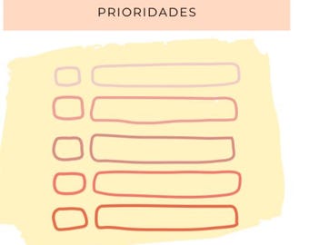 Planificador Semanal Digital  Agenda PDF Imprimible para Organizar tu Semana