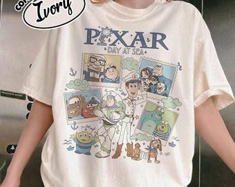 Comfort Color Disney Cruise Line Pixar Day At Sea 2026 Photos Shirt, Disney Fantasy Tee,Toy Story Inside Out Monsters Inc Cruise Trip RK3C26
