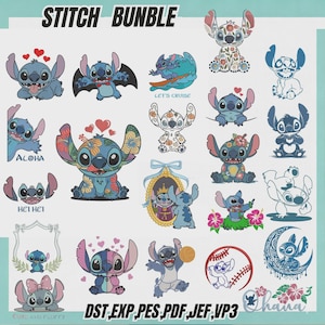 Kawaii Stitch Embroidery Design - Etsy
