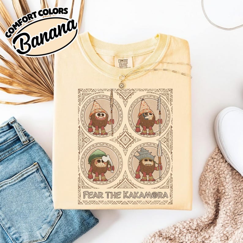Comfort Color Disney Moana Kakamora Shirt, Kakamora Coconut Pirate Family Tee, Disney Princess Moana 2 Movie Maui Beware The Kakamora RLTM10 image 9