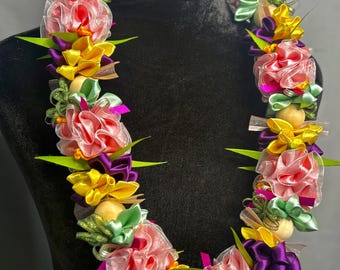 Nohea Blossom Lei – Hawaiian Graduation Lei 36 inch