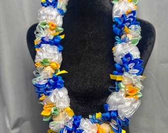 Nalu Bloom Celebration Lei – Hawaiian Keepsake Graduation Lei (approximately 37 inches)
