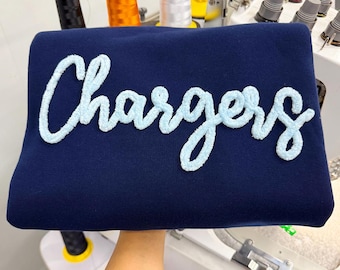 Sudadera con capucha juvenil personalizada, nombre del equipo bordado en chenilla, regalo de ropa deportiva para niños