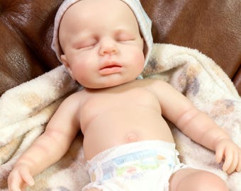 Muñecas Reborn de silicona: Noah/Chloe, muñeca realista y suave, de colección, de 15 a 45 cm