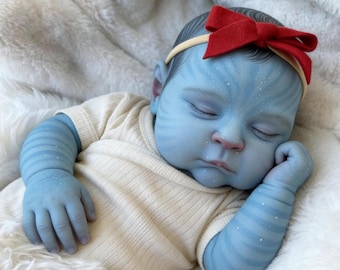 Muñeca bebé renacida de fantasía de 20 pulgadas, recién nacida de vinilo de cuerpo completo, regalo coleccionable