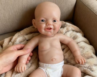 Muñecas bebé renacidas de silicona de 15 a 45 cm, de cuerpo completo, para niño o niña, regalo de Navidad realista.