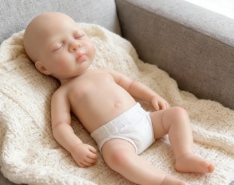 Muñeca bebé renacida de silicona de cuerpo completo de 15 y 30 cm, regalo de Navidad