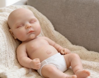 Muñecas Reborn de silicona de 15 a 45 cm – Taylor, muñeca coleccionable suave con realismo mejorado