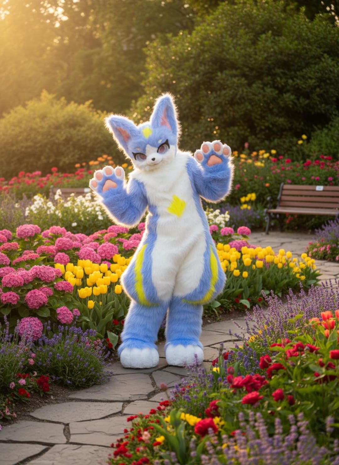 Full-body Fursuit Costume - Furry Character Suit - Complete Beast ...