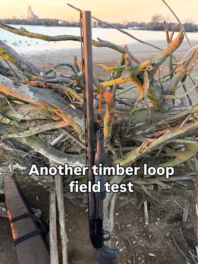 Handmade Shotgun Hanger - "The Hangman" Timber Loop imagem 5
