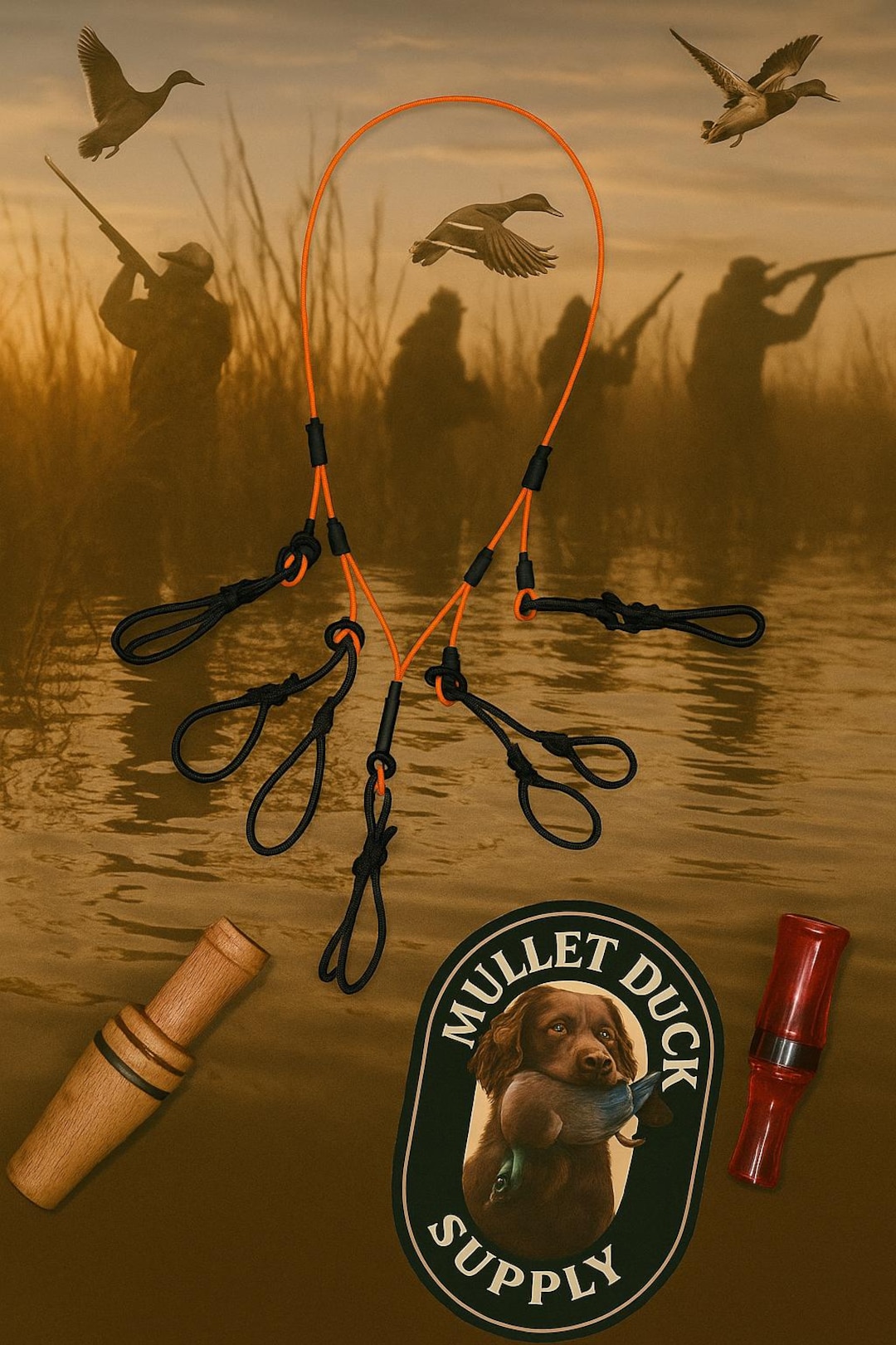 Handmade Duck Call Lanyard - Holds 5 Calls - Etsy