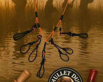 Handmade Duck Call Lanyard - Holds 5 Calls