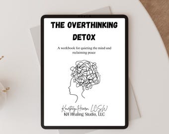 Overthinking Detox Workbook | Anxiety Relief, Mental Clarity (Printable PDF)