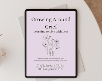 Grief Workbook | Healing After Loss, Honoring Loved Ones (Printable PDF)
