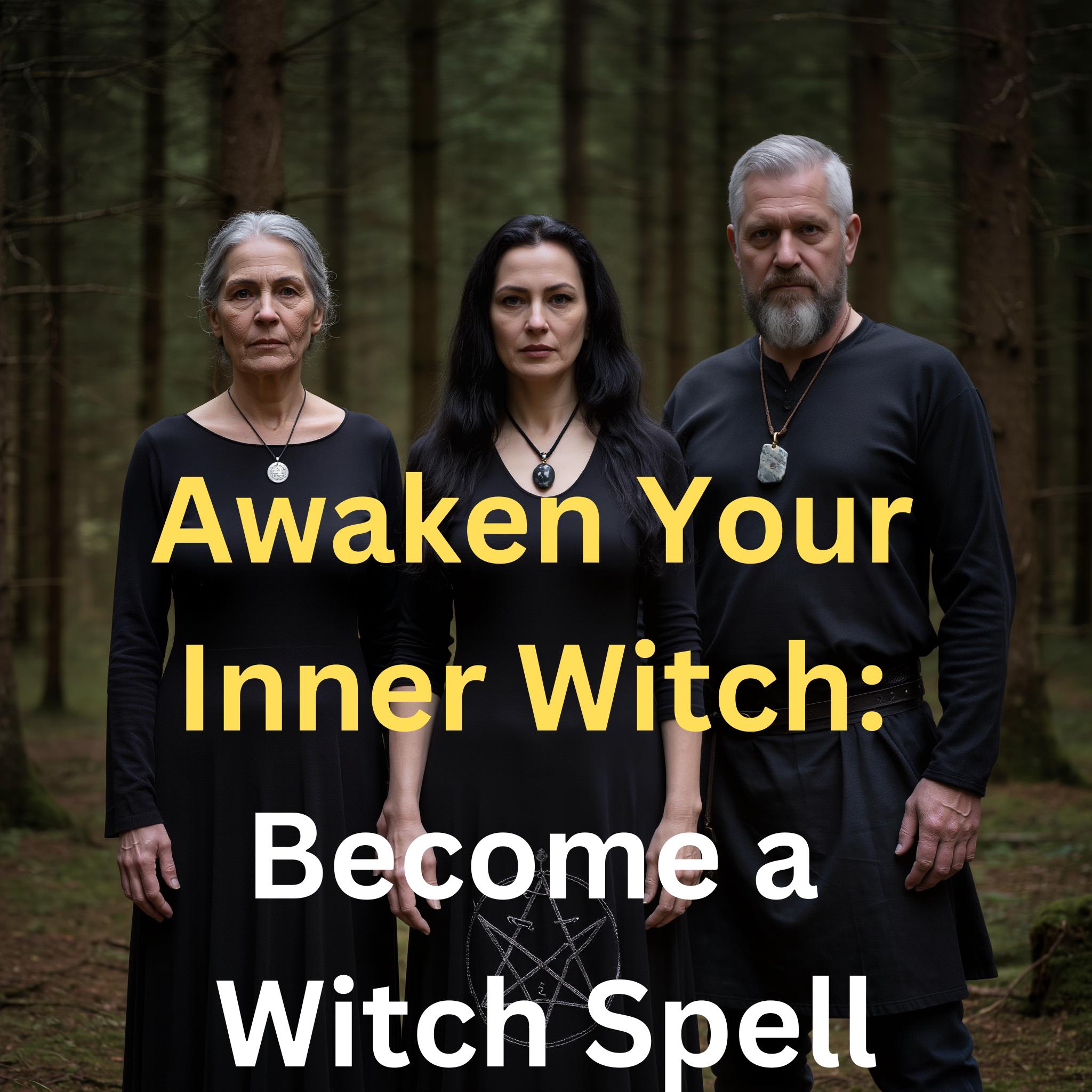 Awaken Your Inner Witch: Become a Witch Spell - Etsy