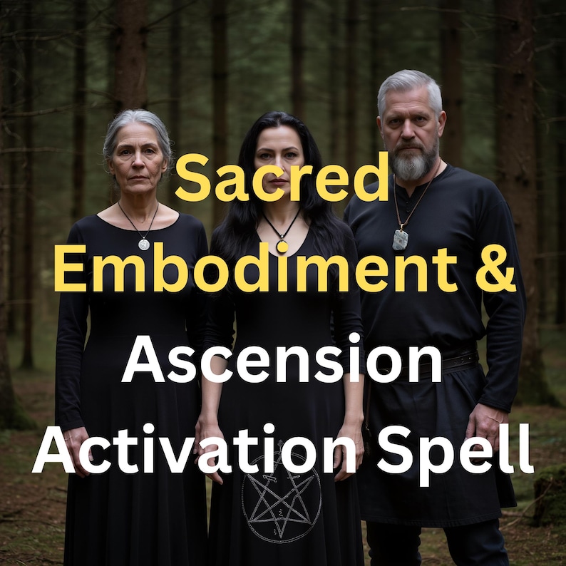 Sacred Embodiment & Ascension Activation Spell - Etsy