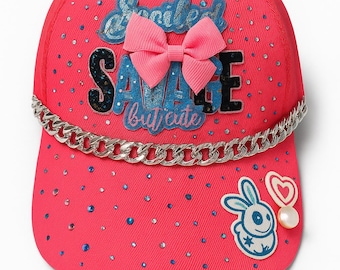 Kiss My Country Sass Trucker Hat – Pink & Charcoal  display picture 1