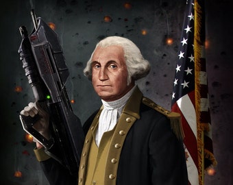 George Washington, The Original Master Chief PRINT - Multiple Sizes Available