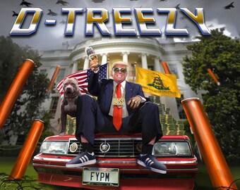Donald "D-Treezy" Trump's: Quid Pro Quo?     HQ 8.5x11" Print