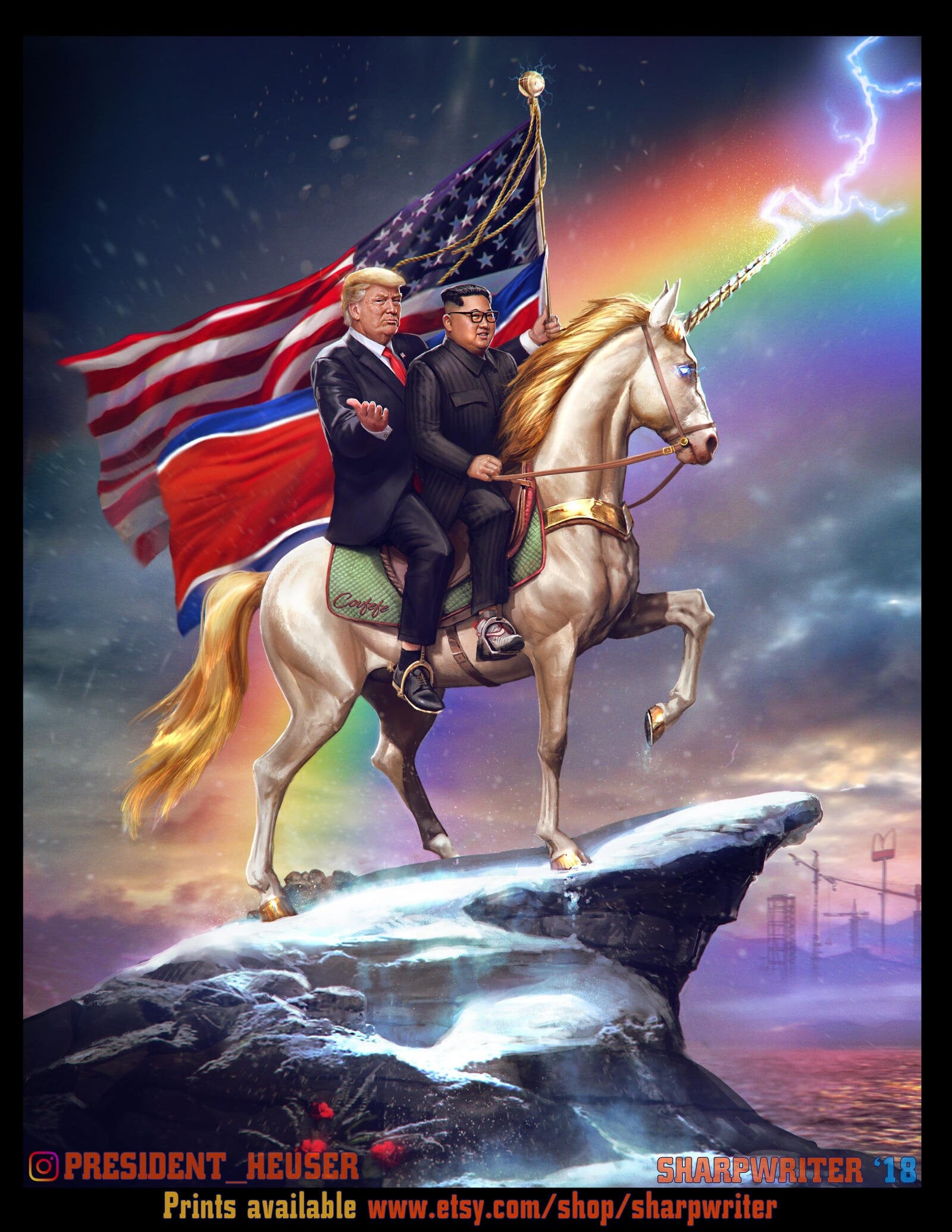 Vladimir Putin Riding Unicorn Epic Russian Flag T-Shirt Vladimir Putin Riding Unicorn Epic Russian Flag T-Shirt