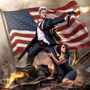 Bill Clinton Poster - Etsy