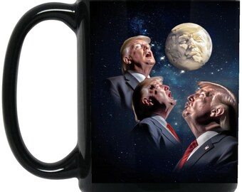 15oz. MOK - Three Don Moon - Epische Amerikaanse presidentkunst door Jason Heuser (scherpschrijver)