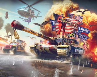 Poster - The Donald Returns - Epic American President Art by Jason Heuser (Sharpwriter)