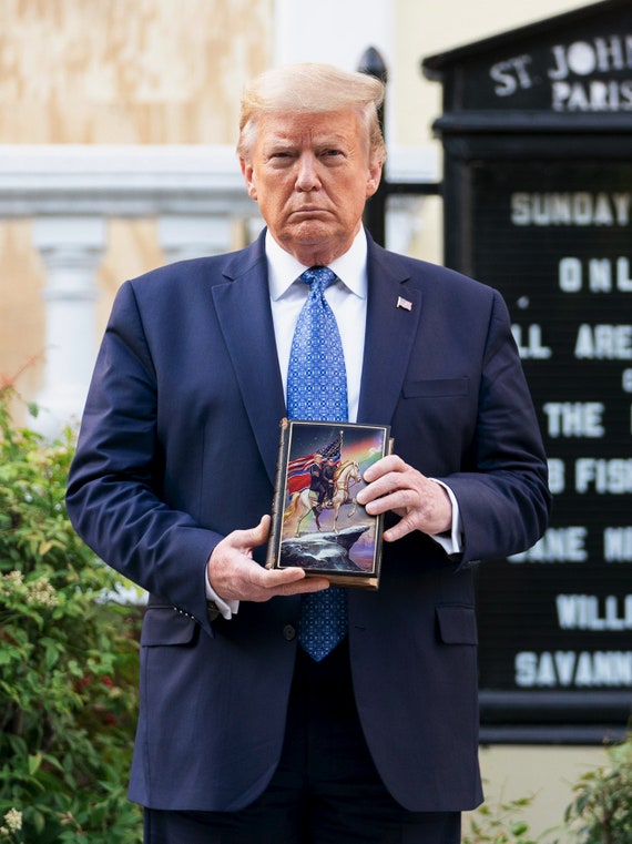 Poster - Art of the Deal 2 (trump and Kim Jong Un on a Unicorn