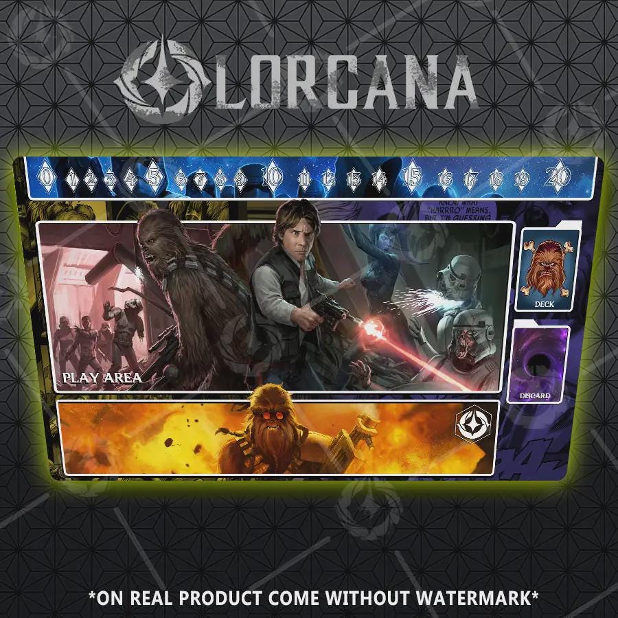 lorcana star wars cards Lorcana TCG Ursula's Return Starter Deck Amber / Amethyst (Madrigal Ma main image 0