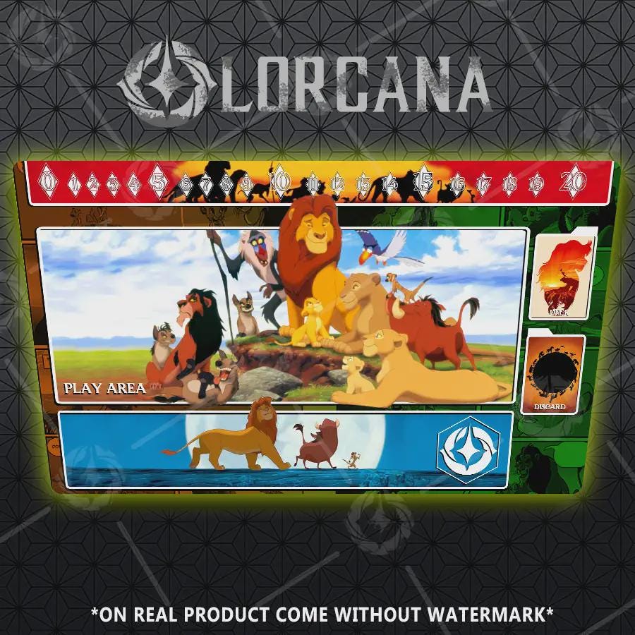 Lorcana playmat lion king - Etsy 日本