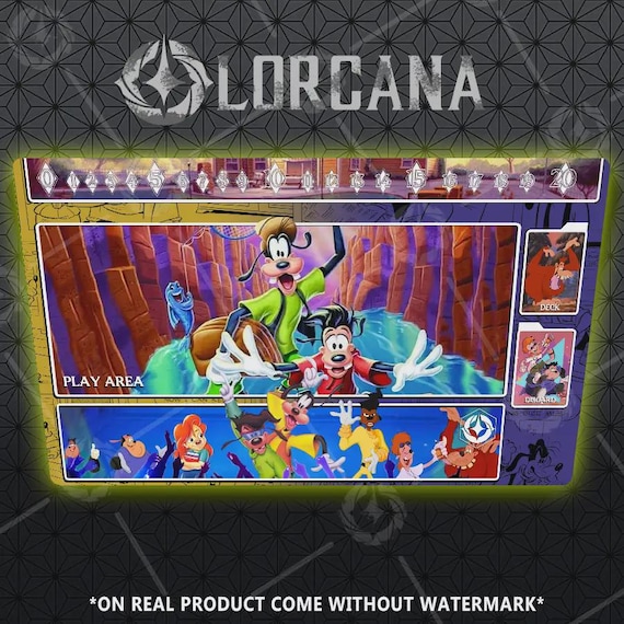 A Goofy Movie Playmat  Lorcana TCG Game Mat, Anime Style Desk Mat, Trading  Card Play Mat Gift - Etsy