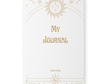 My Journal Astrological Crystal Ball Witch Aesthetic Softcover Notebook, A5 with 150 Lined Pages